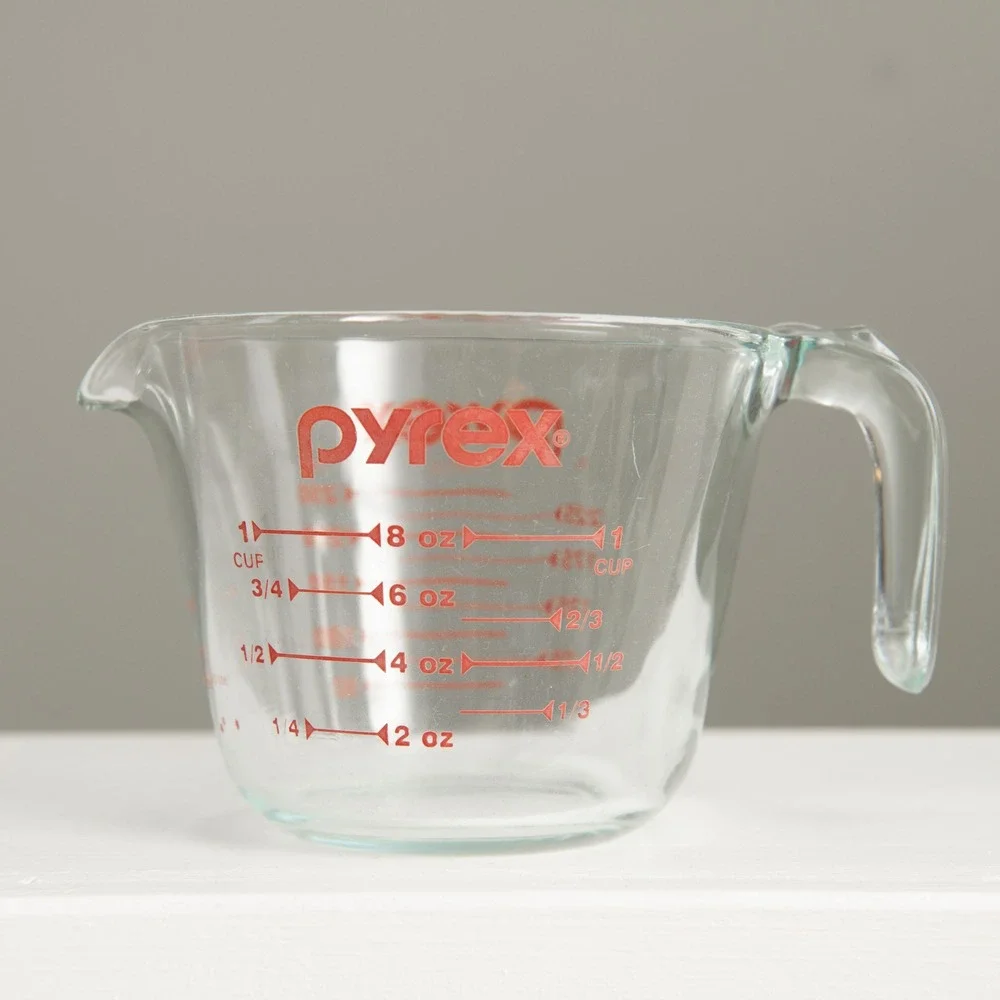 PYREX 64oz XL Glass Measuring Cup 8 AND Small 8‎ oz - 2 Quart & 1 Cup Food Prep
